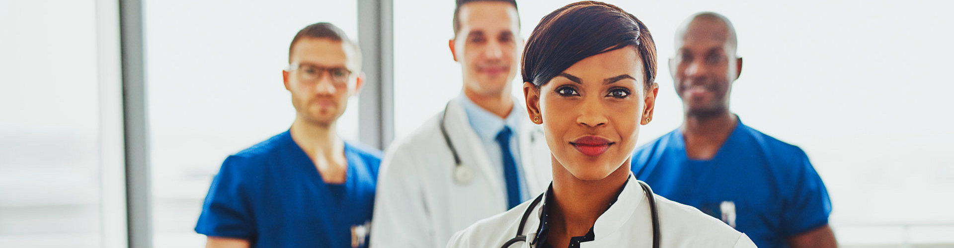 health professionals posing